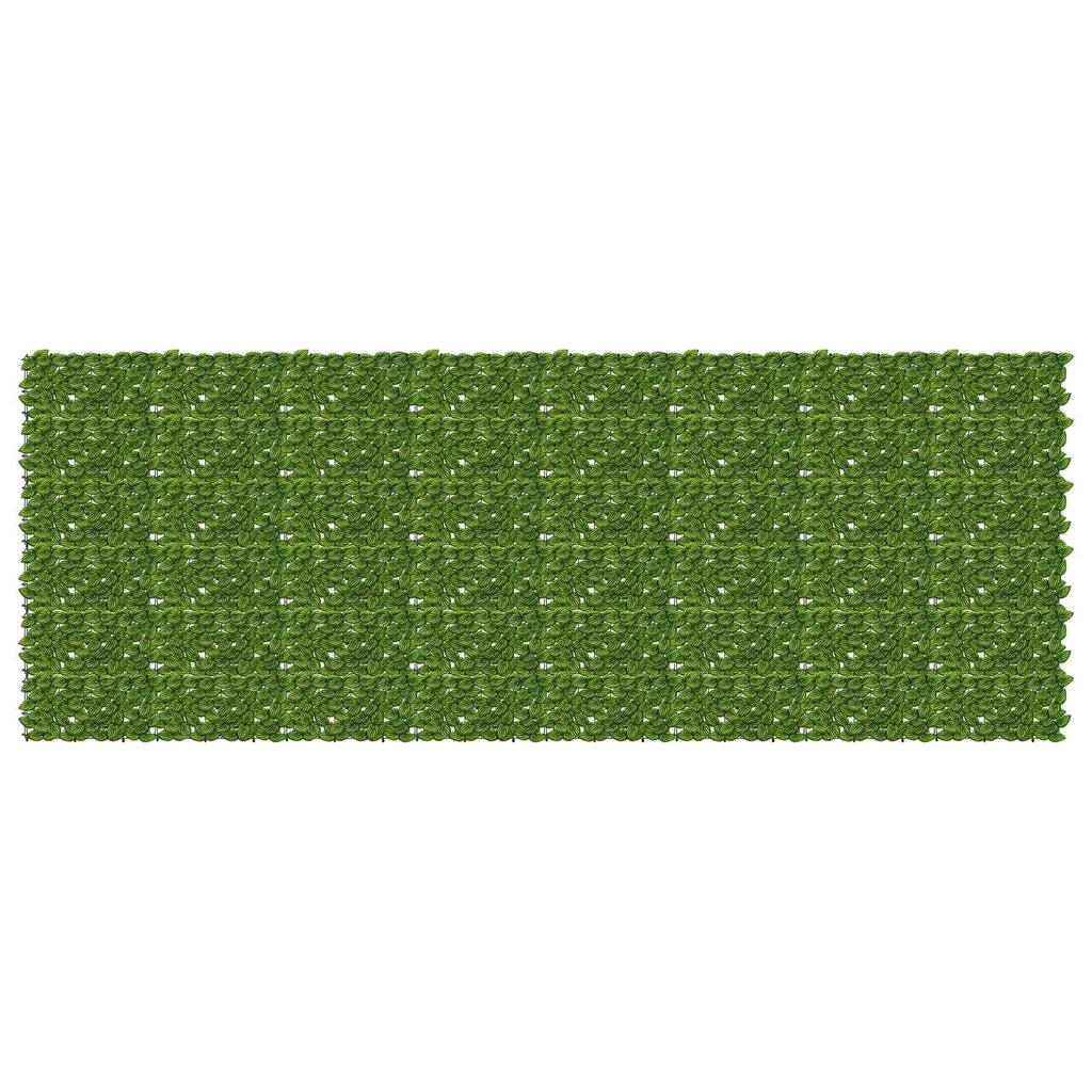 Schermo per balcone con foglie Verde e Giallo 400 x 150 cm