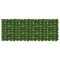 Schermo per balcone con foglie Verde 200 x 75 cm