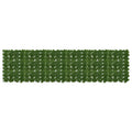 Schermo per balcone con foglie Verde 300 x 75 cm