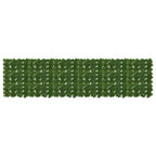 Schermo per balcone con foglie Verde 300 x 75 cm