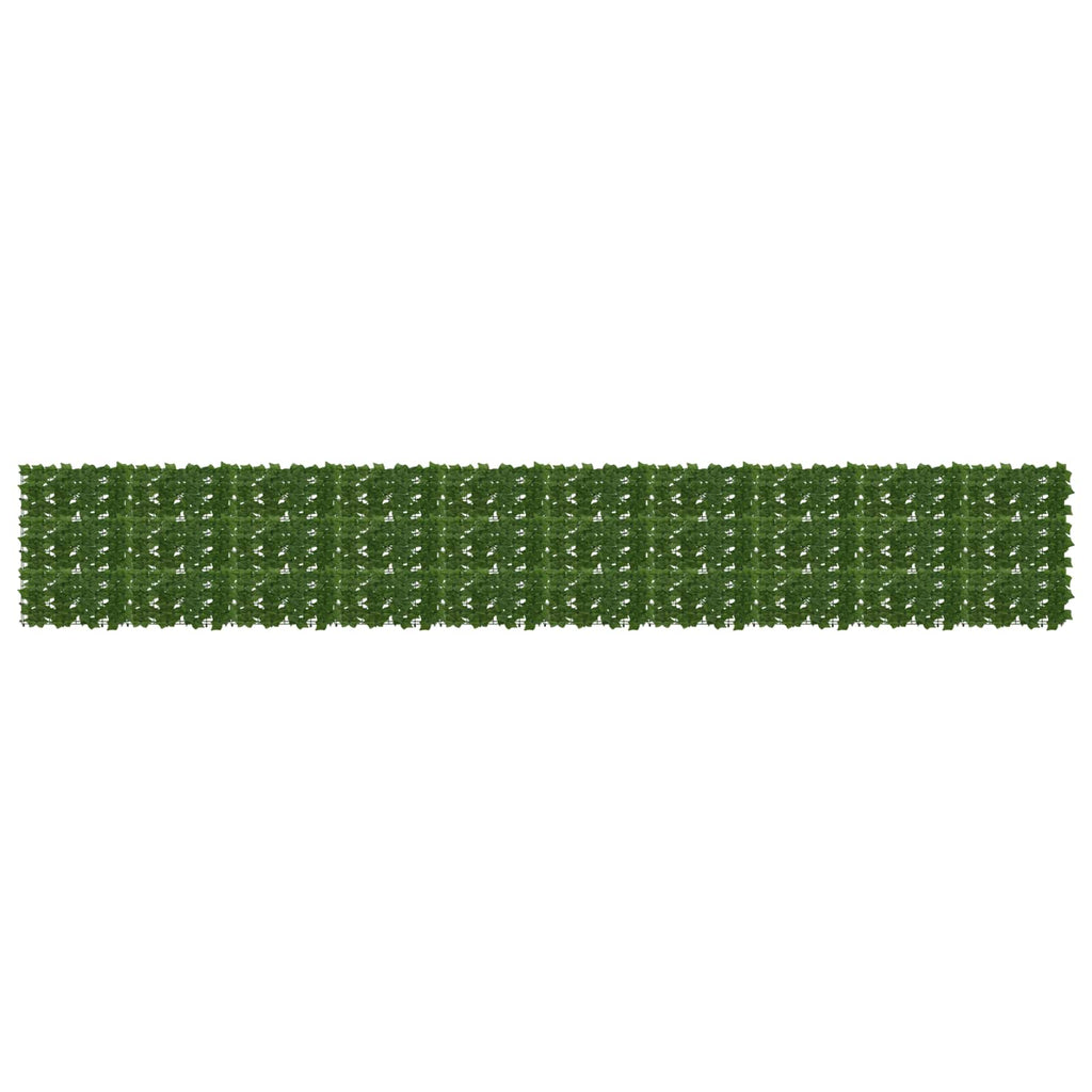 Schermo per balcone con foglie Verde 500 x 75 cm