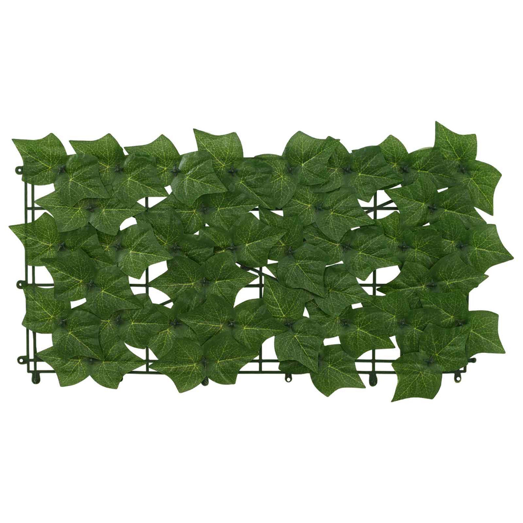 Schermo per balcone con foglie Verde 500 x 75 cm