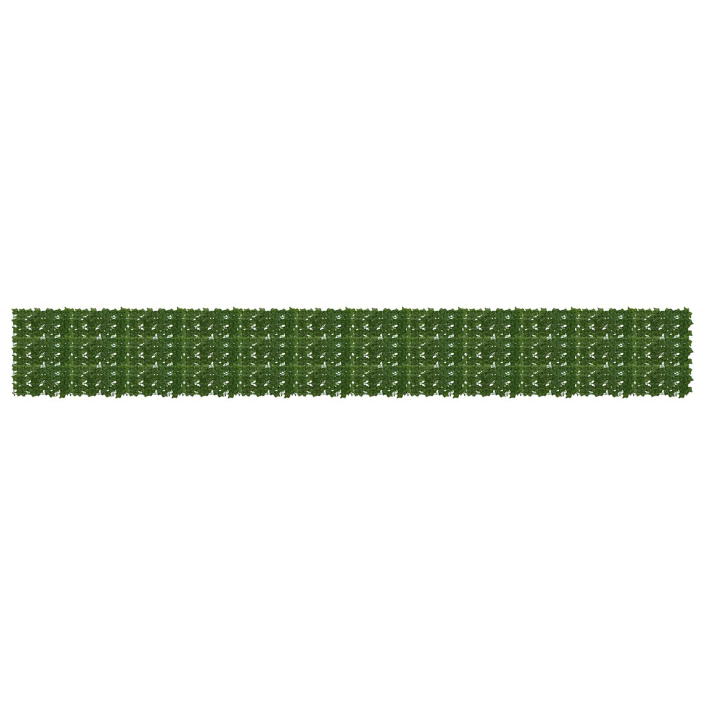 Schermo per balcone con foglie Verde 600 x 75 cm