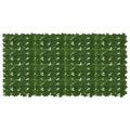 Schermo per balcone con foglie Verde 200 x 100 cm