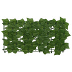 Schermo per balcone con foglie Verde 200 x 100 cm