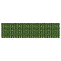 Schermo per balcone con foglie Verde 400 x 100 cm