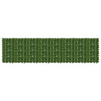 Schermo per balcone con foglie Verde 400 x 100 cm