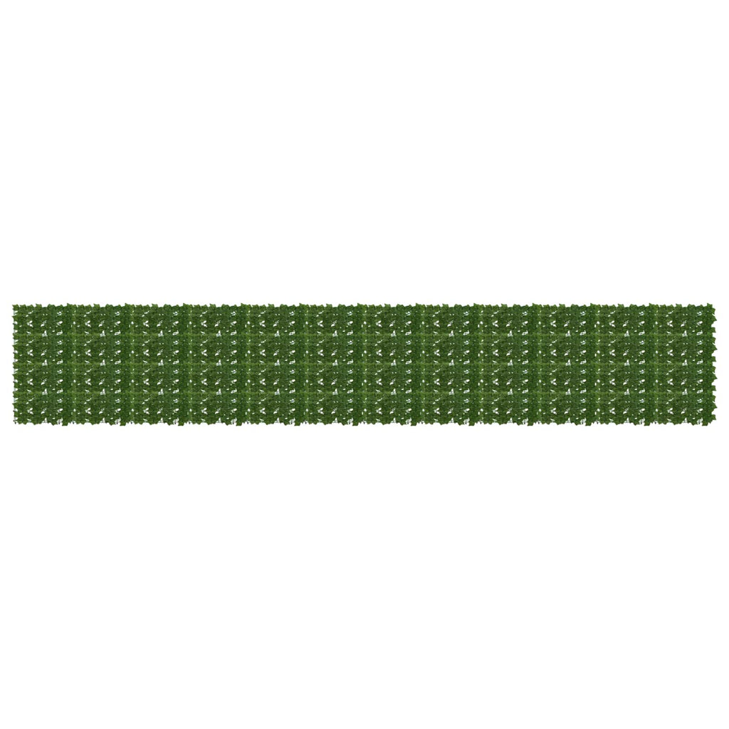 Schermo per balcone con foglie Verde 600 x 100 cm