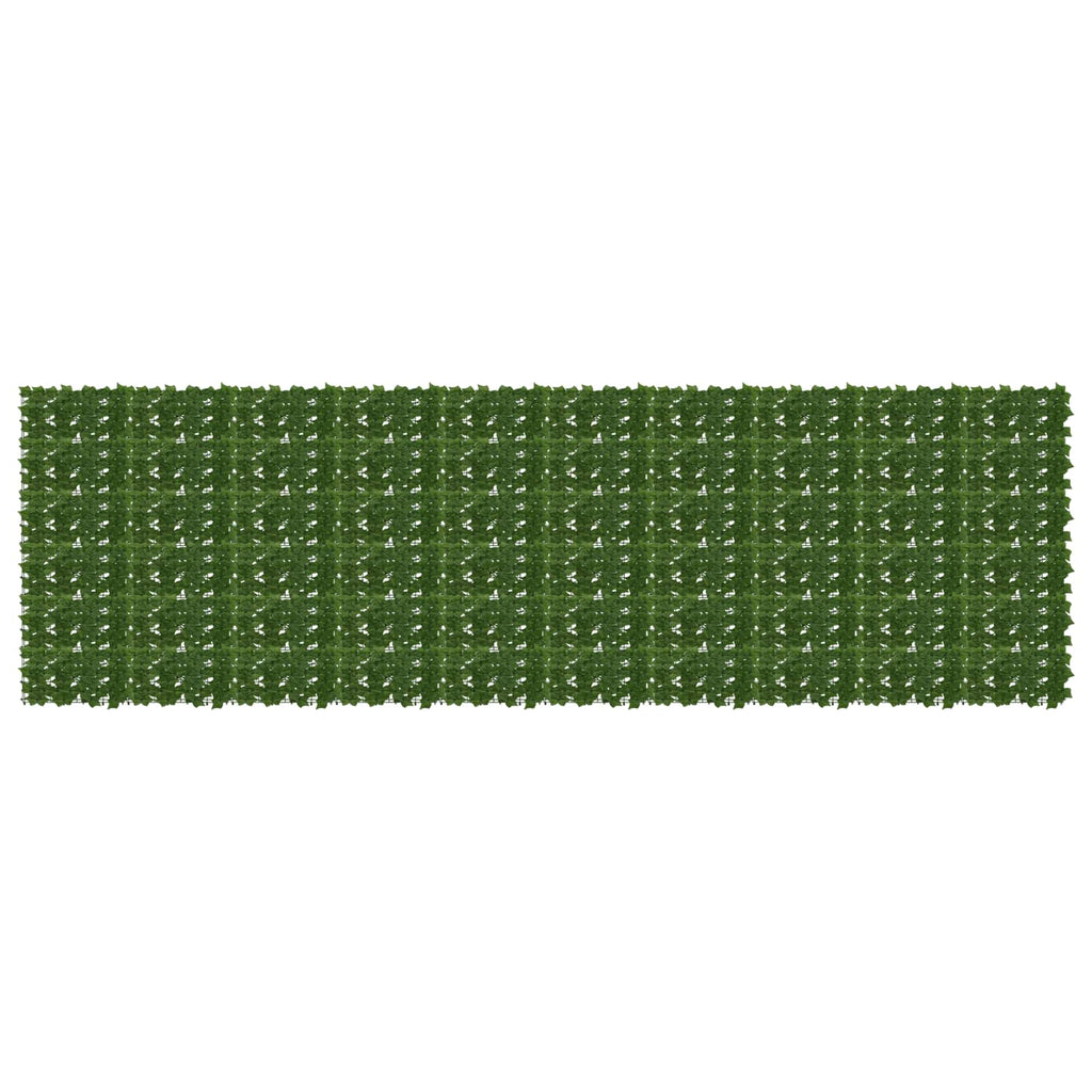 Schermo per balcone con foglie Verde 500 x 150 cm