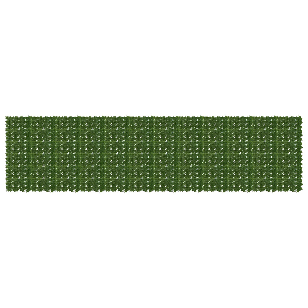 Schermo per balcone con foglie Verde 600 x 150 cm