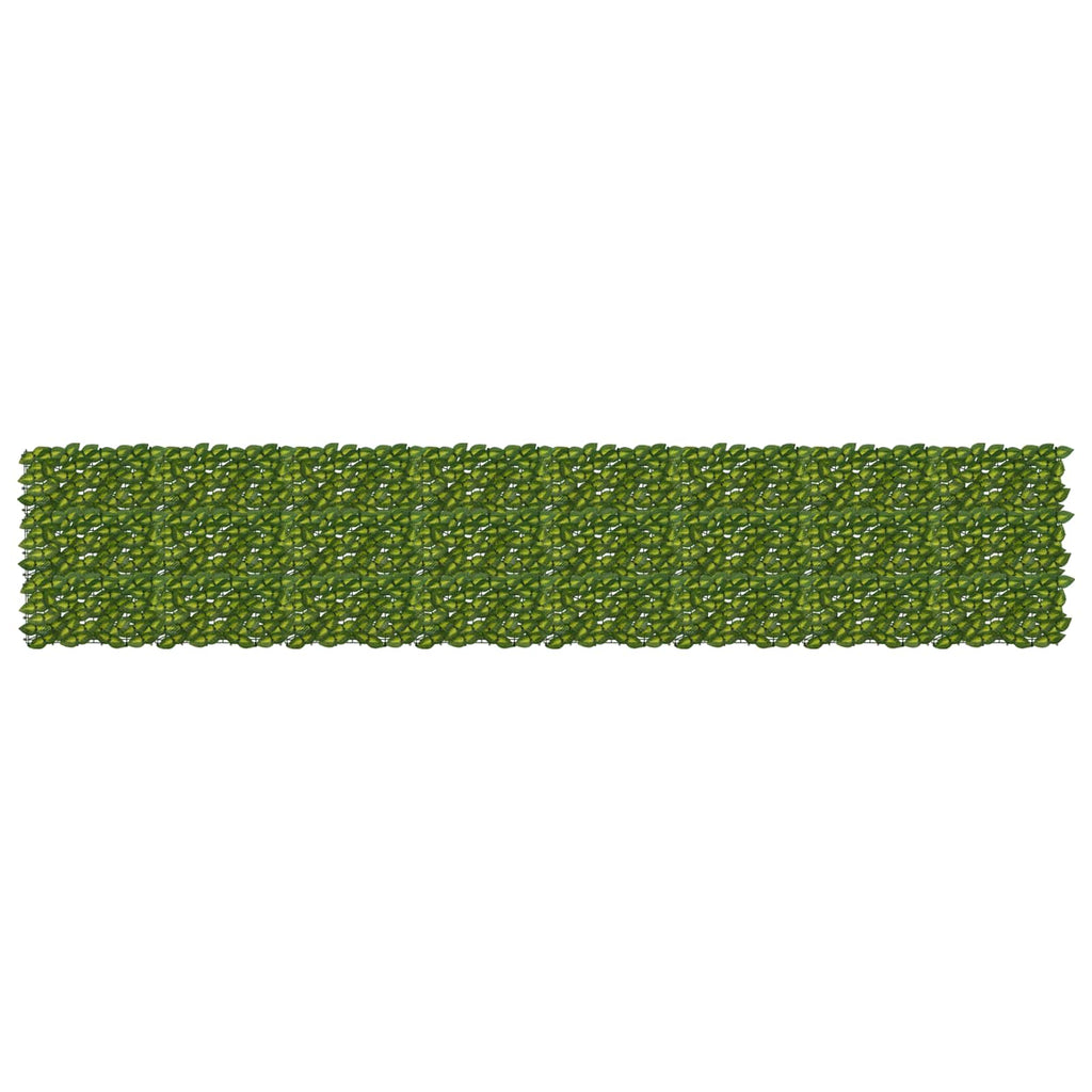Schermo per balcone con foglie Verde e Giallo 400 x 75 cm