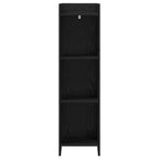 Libreria Rovere Nero 30 x 30 x 111 cm Legno ingegnerizzato