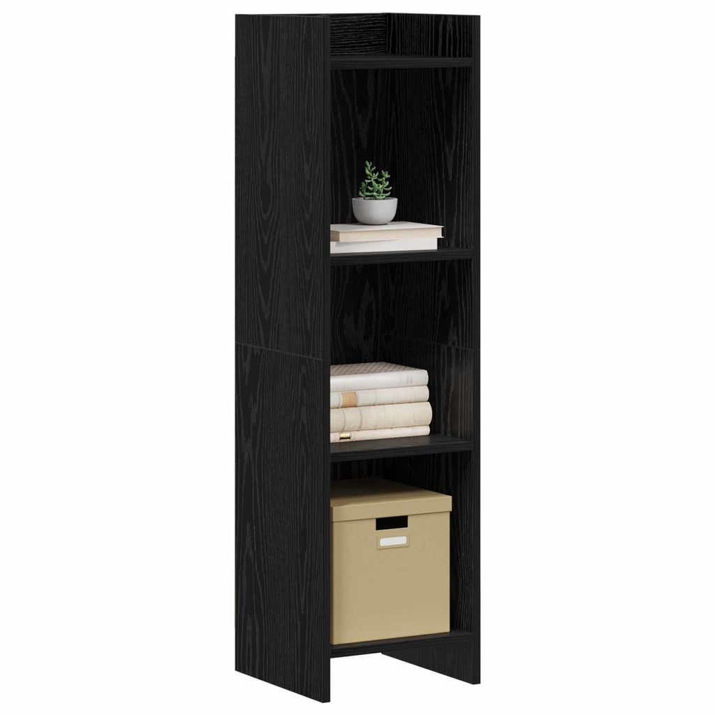 Libreria Rovere Nero 30 x 30 x 111 cm Legno ingegnerizzato