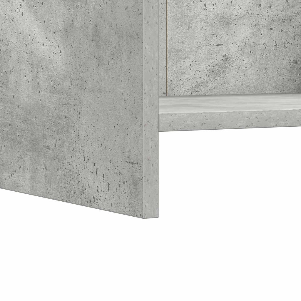 Libreria Grigio Concretè 30 x 30 x 111 cm Legno ingegnerizzato