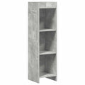 Libreria Grigio Concretè 30 x 30 x 111 cm Legno ingegnerizzato