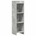 Libreria Grigio Concretè 30 x 30 x 111 cm Legno ingegnerizzato