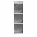 Libreria Grigio Concretè 30 x 30 x 111 cm Legno ingegnerizzato