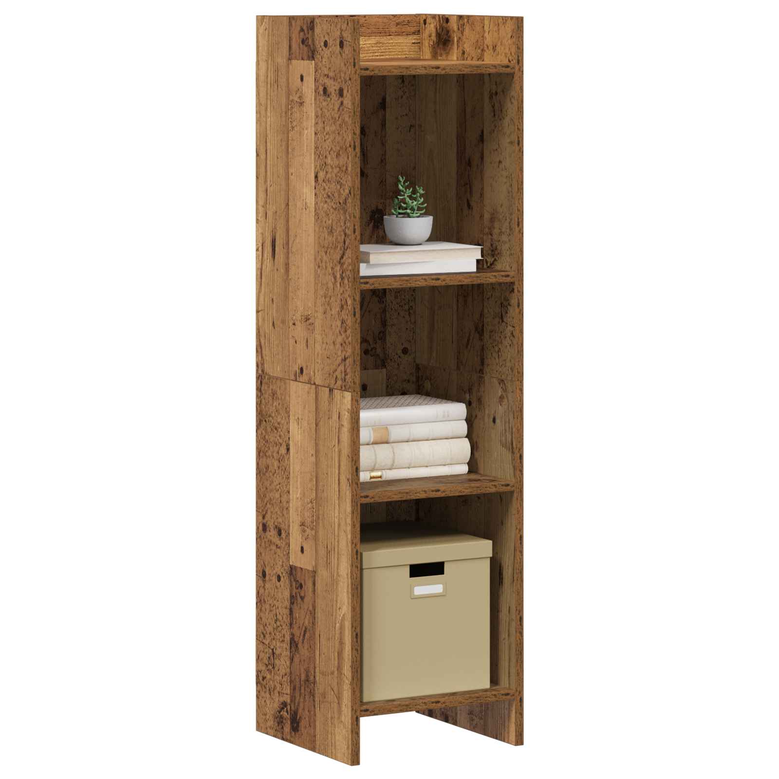 Libreria Legno antico 30 x 30 x 111 cm Legno ingegnerizzato