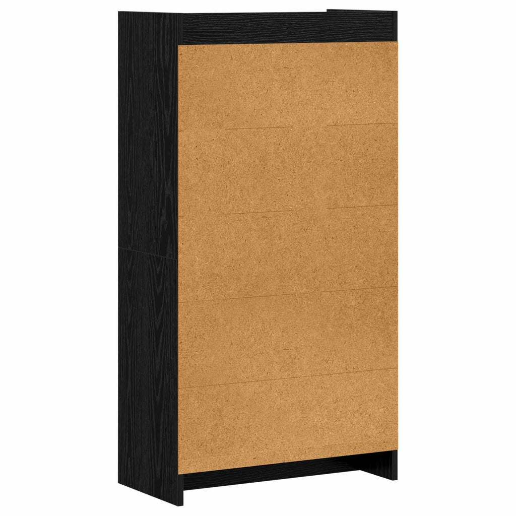 Libreria Rovere Nero 59 x 30 x 111 cm Legno ingegnerizzato