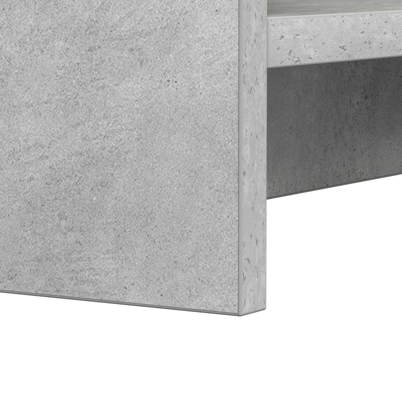 Libreria Grigio Concretè 59 x 30 x 111 cm Legno ingegnerizzato