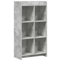 Libreria Grigio Concretè 59 x 30 x 111 cm Legno ingegnerizzato