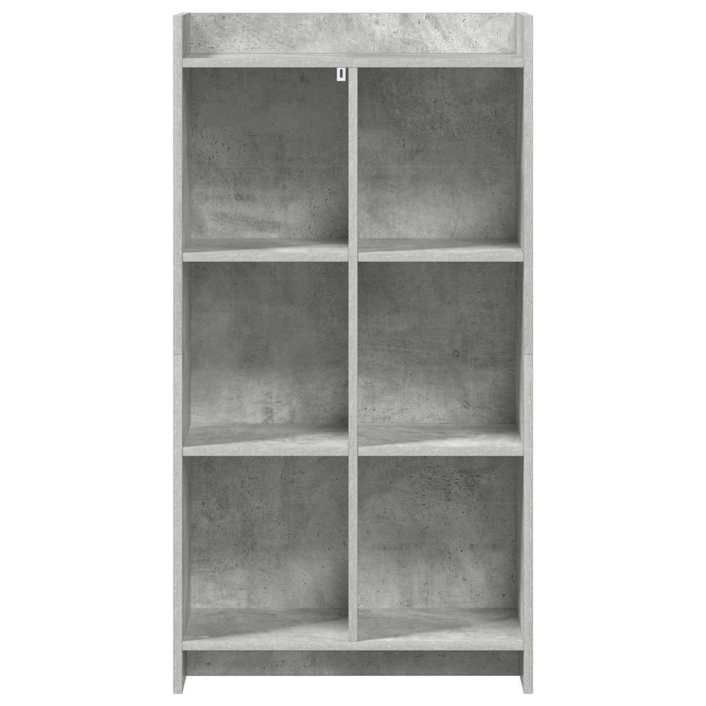 Libreria Grigio Concretè 59 x 30 x 111 cm Legno ingegnerizzato