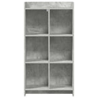 Libreria Grigio Concretè 59 x 30 x 111 cm Legno ingegnerizzato