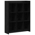Libreria Rovere Nero 87,5 x 30 x 111 cm Legno ingegnerizzato
