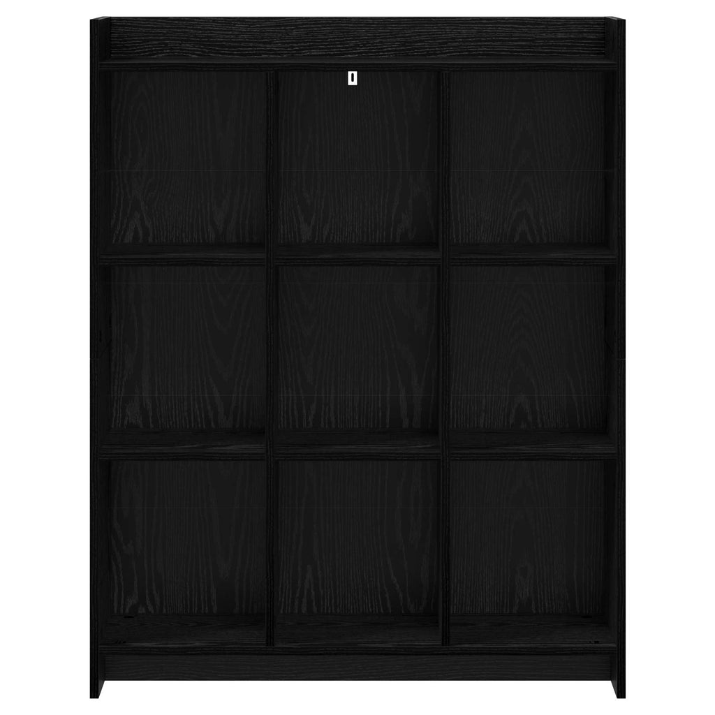 Libreria Rovere Nero 87,5 x 30 x 111 cm Legno ingegnerizzato