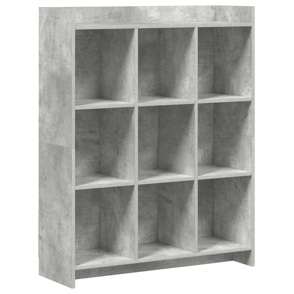 Libreria Grigio Concretè 87,5 x 30 x 111 cm