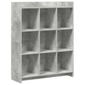 Libreria Grigio Concretè 87,5 x 30 x 111 cm
