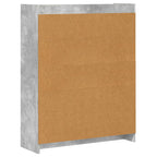 Libreria Grigio Concretè 87,5 x 30 x 111 cm
