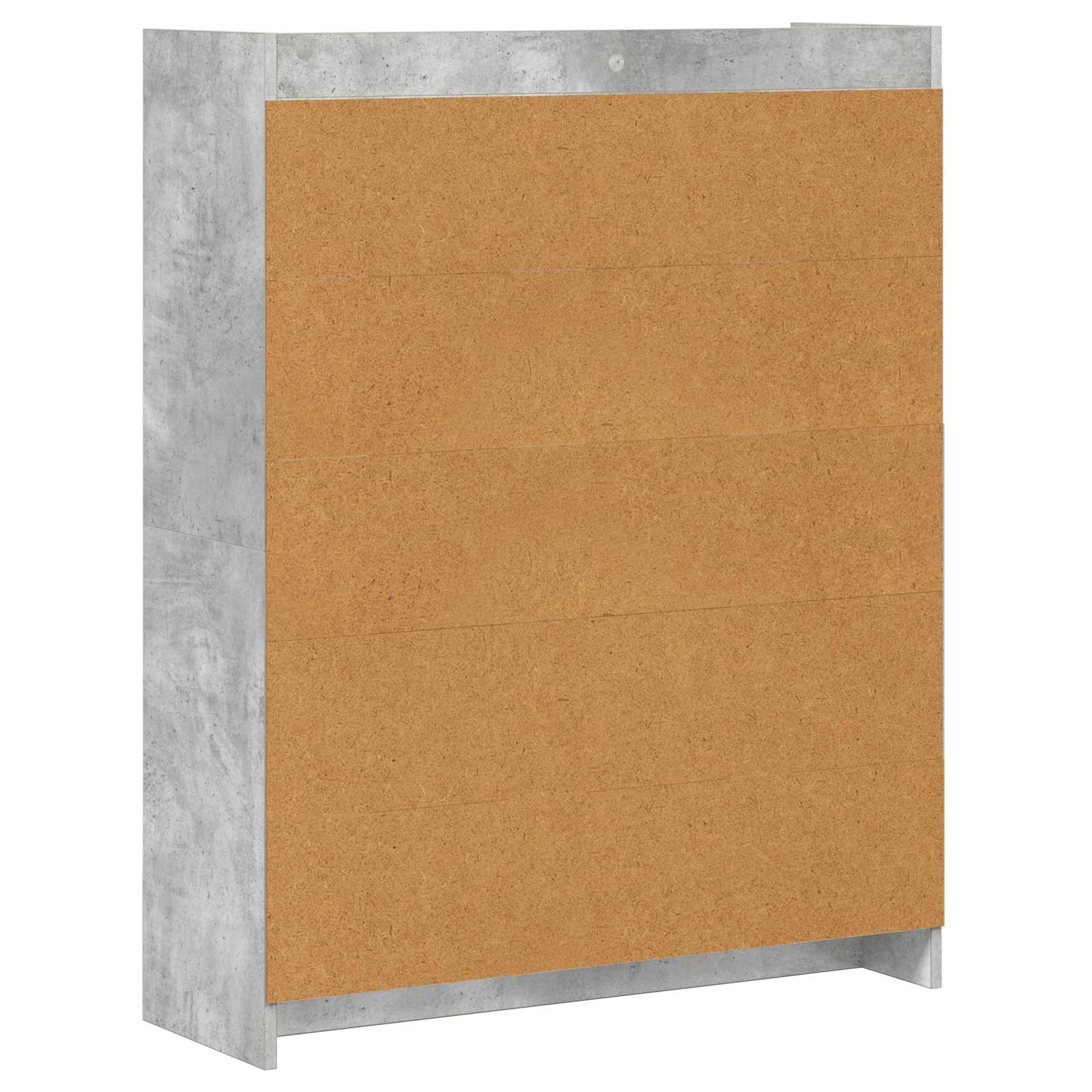 Libreria Grigio Concretè 87,5 x 30 x 111 cm