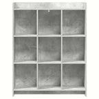 Libreria Grigio Concretè 87,5 x 30 x 111 cm