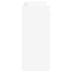 Tavolo consolle Bianco 90 x 35 x 80 cm Legno ingegnerizzato