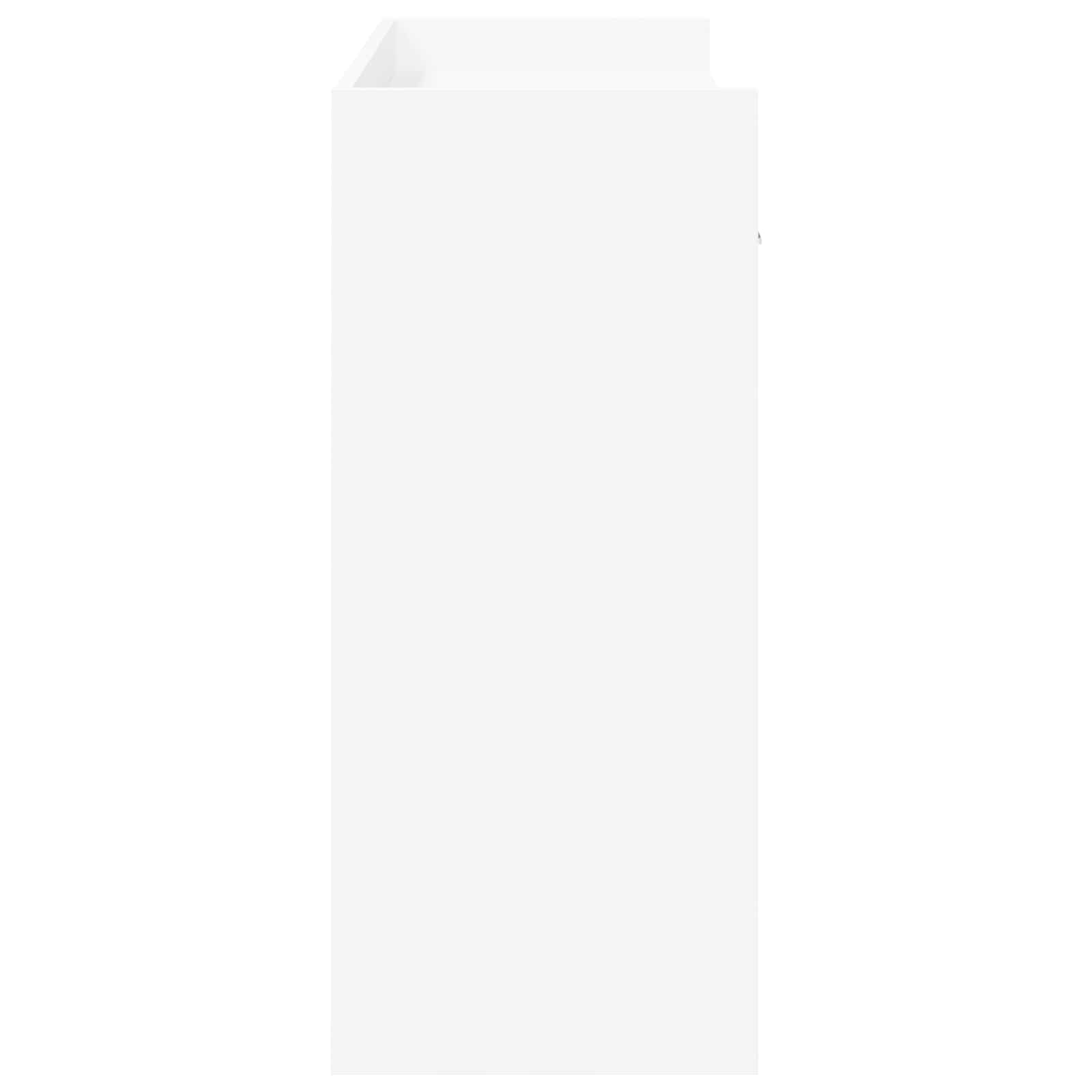 Tavolo consolle Bianco 90 x 35 x 80 cm Legno ingegnerizzato