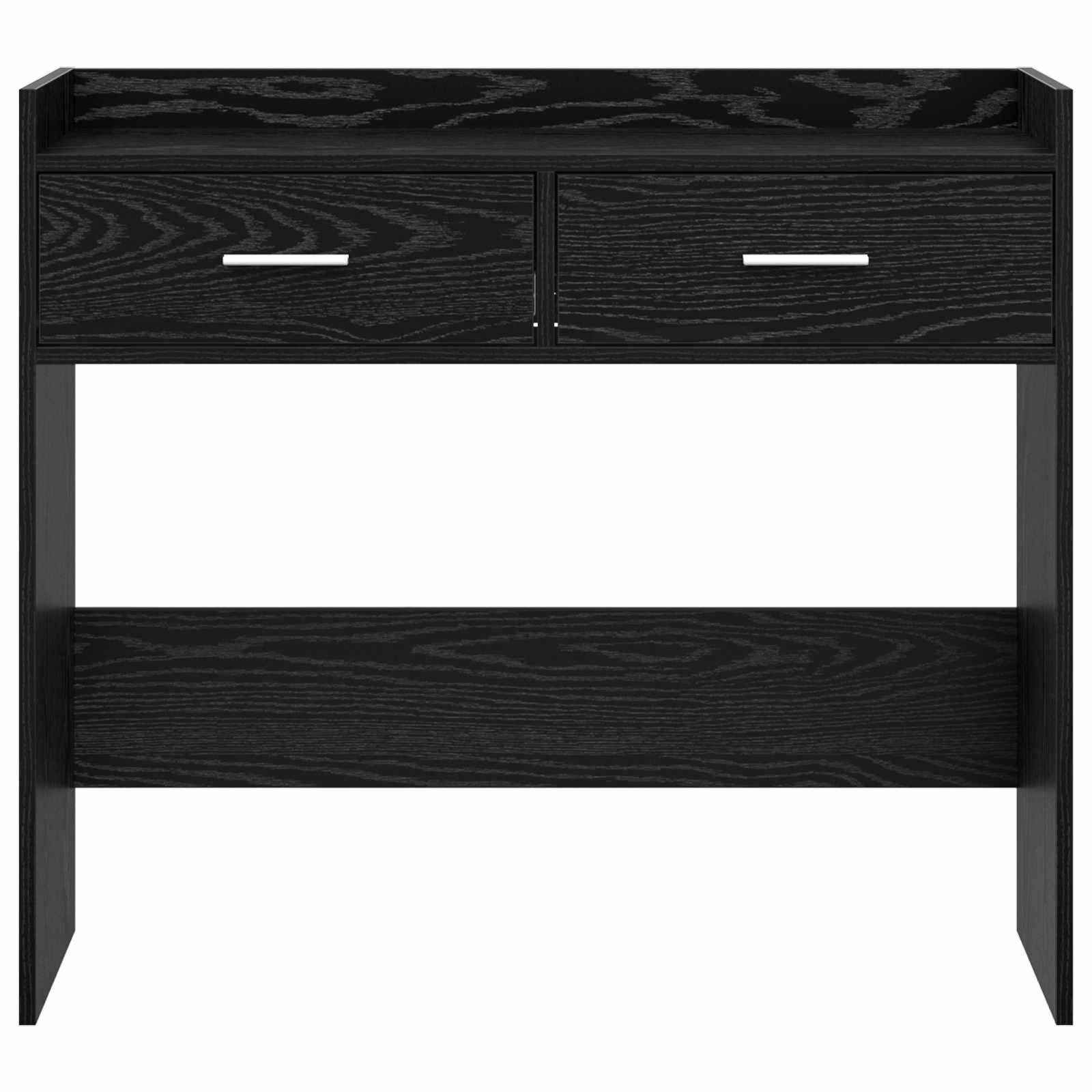 Tavolo consolle Rovere Nero 90 x 35 x 80 cm