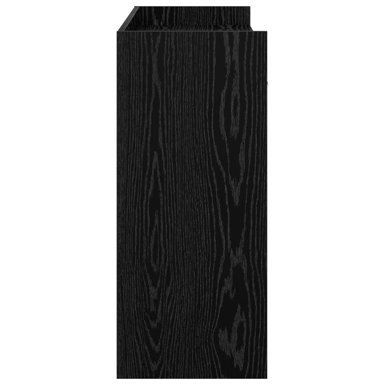 Tavolo consolle Rovere Nero 90 x 35 x 80 cm