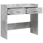 Tavolo consolle Grigio Cemento 90 x 35 x 80 cm