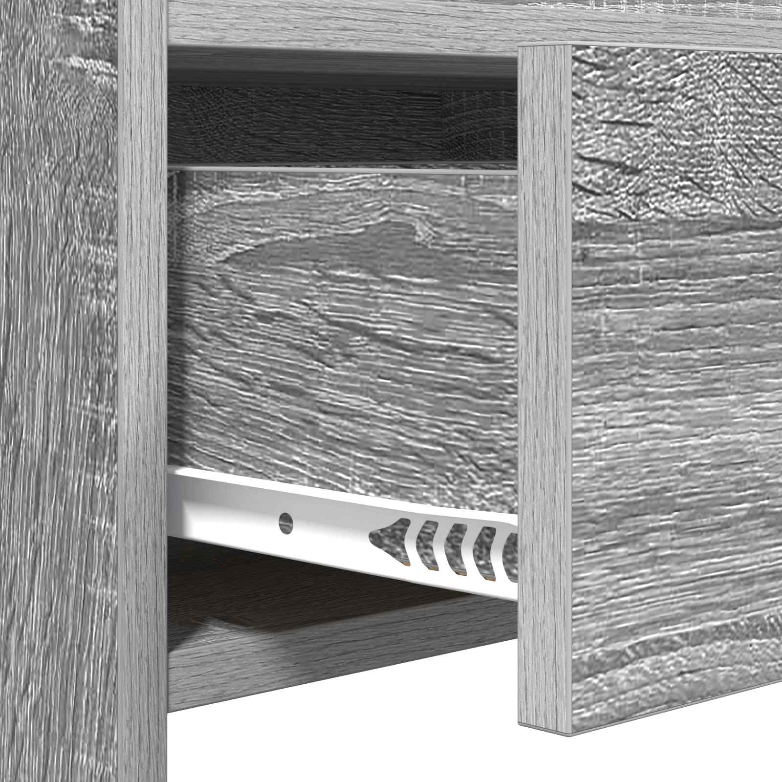 Tavolo consolle Sonoma grigio 90 x 35 x 80 cm