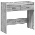 Tavolo consolle Sonoma grigio 90 x 35 x 80 cm