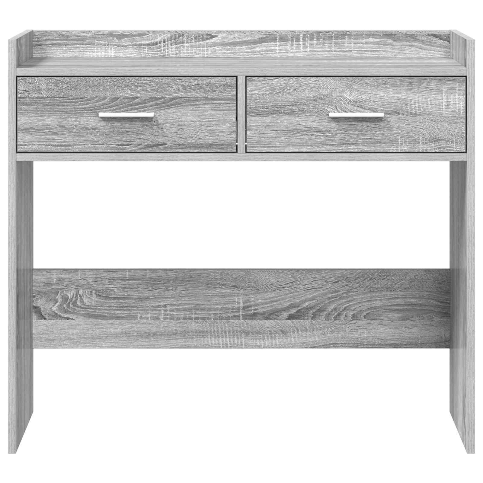 Tavolo consolle Sonoma grigio 90 x 35 x 80 cm