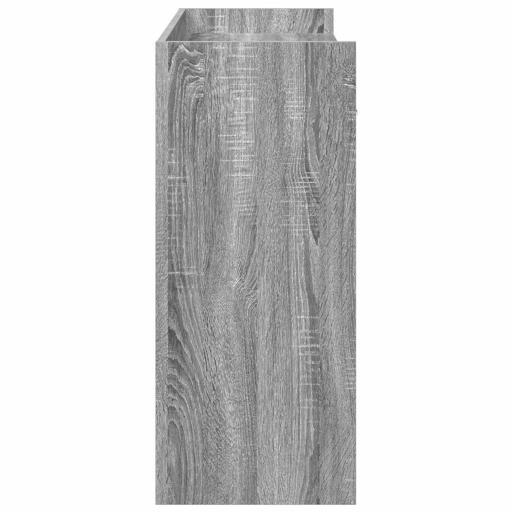 Tavolo consolle Sonoma grigio 90 x 35 x 80 cm