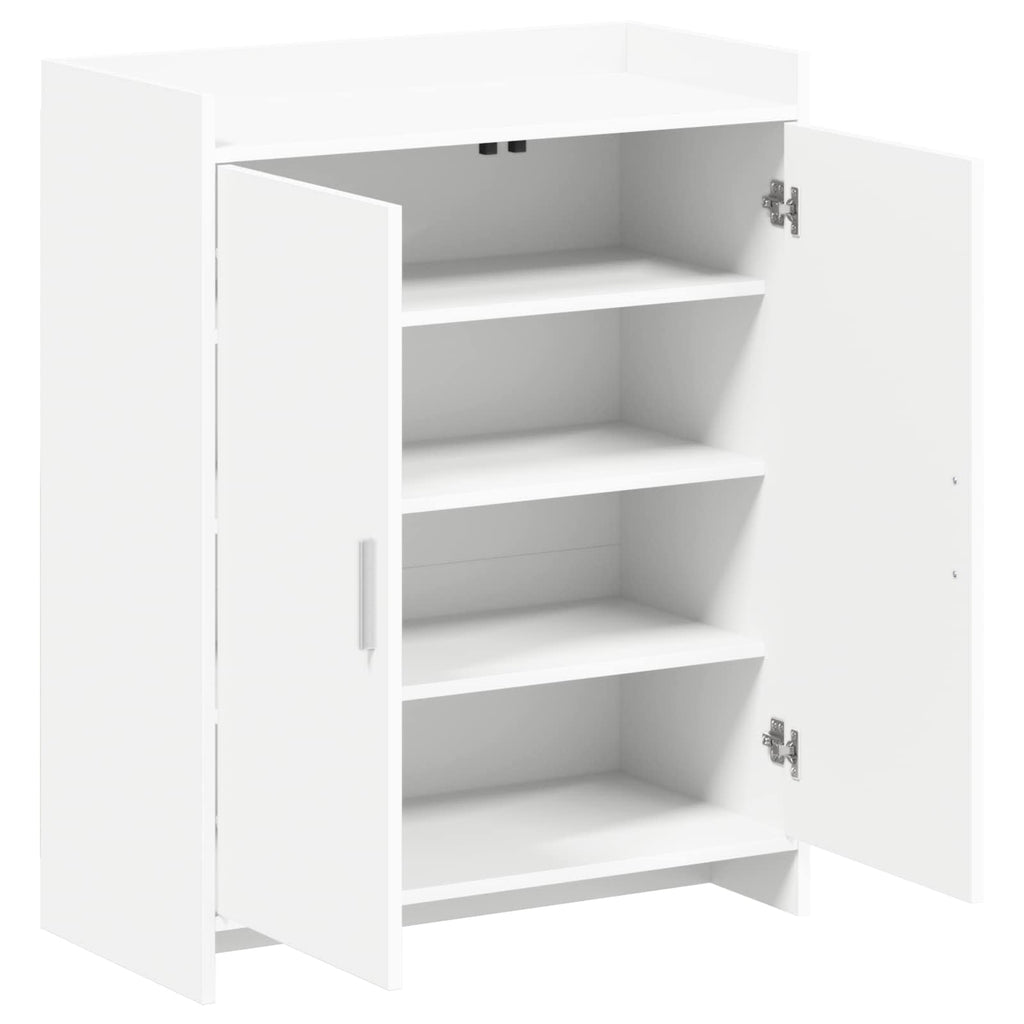 Mobile per scarpe Bianco 73,5 x 36 x 92 cm Legno ingegnerizzato