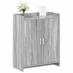 Mobile per scarpe con porta Sonoma grigio 73,5 x 36 x 92 cm