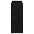 Mobile per scarpe Rovere Nero 73,5 x 36 x 92 cm