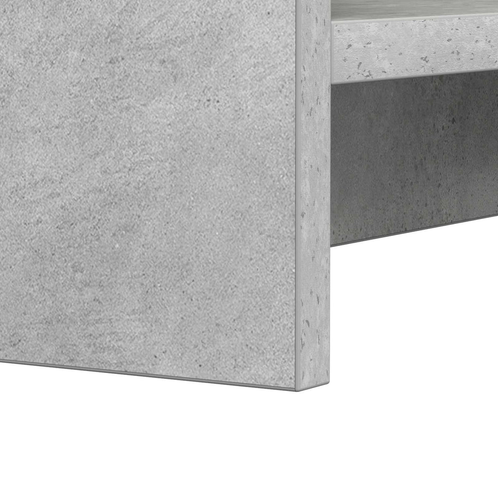 Mobile per scarpe Grigio Cemento 73,5 x 36 x 92 cm