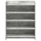 Mobile per scarpe Grigio Cemento 73,5 x 36 x 92 cm