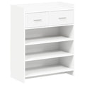 Mobile per scarpe Bianco 73,5 x 36 x 92 cm Legno ingegnerizzato