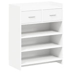 Mobile per scarpe Bianco 73,5 x 36 x 92 cm Legno ingegnerizzato